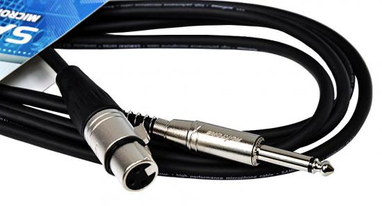 ROXTONE SAMURAI SMXJ210L5- Kabel do mikrofonu XLRf-Jack6,3mm - 5m