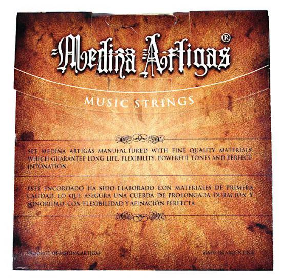 Medina Artigas Nylon Black 1450B - Czarne nylonowe struny do ukulele sopranowego i koncertowego