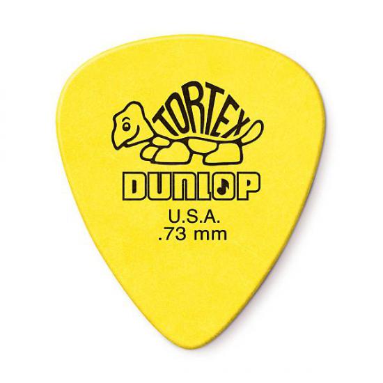 Dunlop TORTEX STANDARD 0.73 YELLOW - kostka do gry