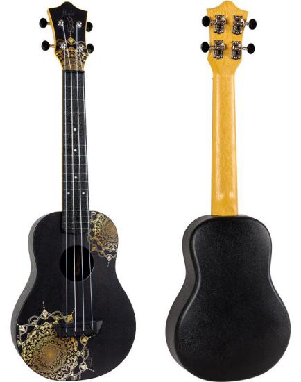 Flight TUC-40 GD MANDALA Concert Travel Ukulele - Koncertowe ukulele z serii Taravel w pokrowcu