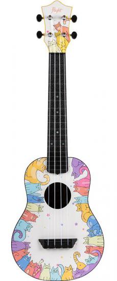 Flight TUC-KITTY Concert Travel Ukulele - Koncertowe ukulele z serii Taravel w pokrowcu