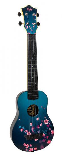 Flight TUSL32 SAKURA Bernadette Longneck - Ukulele sopranowo-koncertowe styl OVATION z pokrowcem