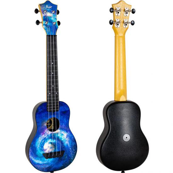 Flight TUSL-40 SPACE Longneck - Ukulele sopranowo/koncertowe styl OVATION z pokrowcem w komplecie