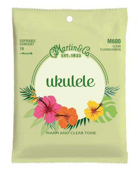 Martin M600 - struny do ukulele sopranowego i koncertowego z Fluoro-Carbonu Martin M600 - struny do ukulele sopranowego i koncertowego z Fluoro-Carbonu