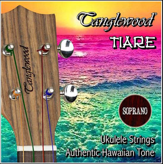 Struny Tanglewood TWUS-SR Rainbow - zestaw kolorowych strun do ukulele sopranowego