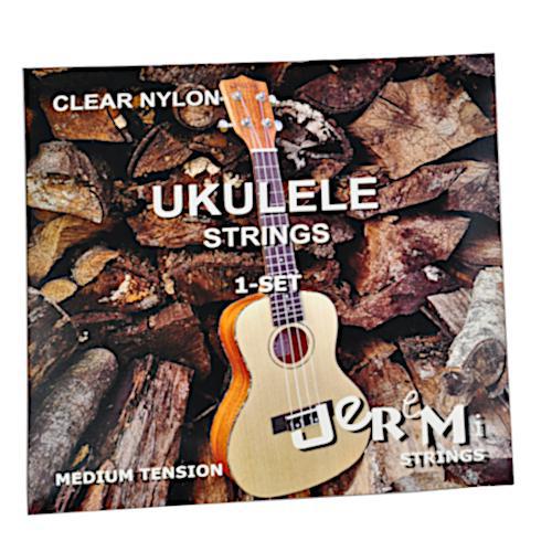 JEREMI CLEAR NYLON - Struny do ukulele sopranowego i koncertowego