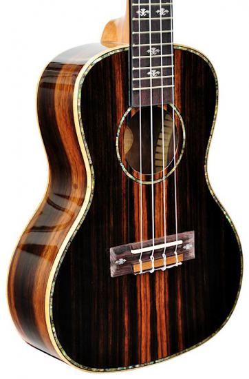 EverPlay LA10-24 High Gloss - Ukulele koncertowe z Hebanu na wysoki połysk