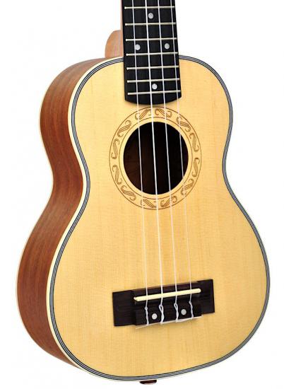 EverPlay UK-50-21 Soprano Ukulele - Ukulele sopranowe świerkowo-mahoniowe
