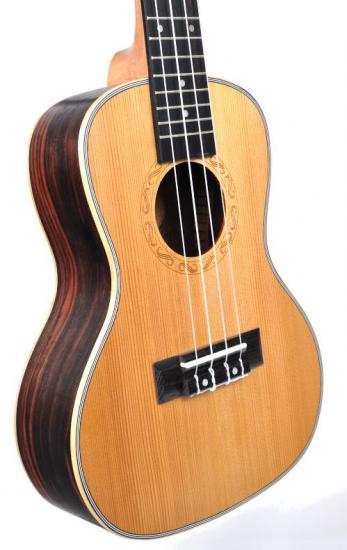 EverPlay UK-80S-24 Concert Ukulele - Ukulele koncertowe z topem z litego cedru