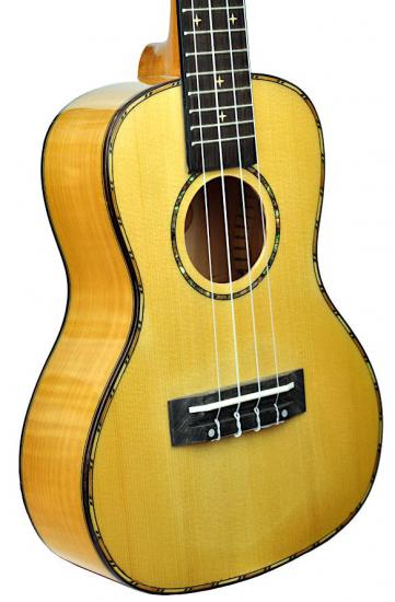 EverPlay W-DAS-24 High GLOSS - Ukulele koncertowe z litego świerku i okoume