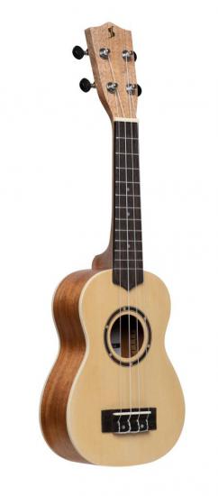 Stagg US-30 SPRUCE - ukulele sopranowe ze świerkowym topem z pokrowcem w zestawie