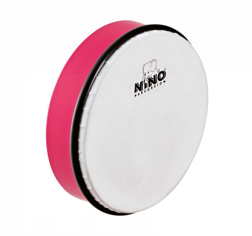 NINO Percussion NINO45SP Strawberry Pink ABS Hand Drum - 8