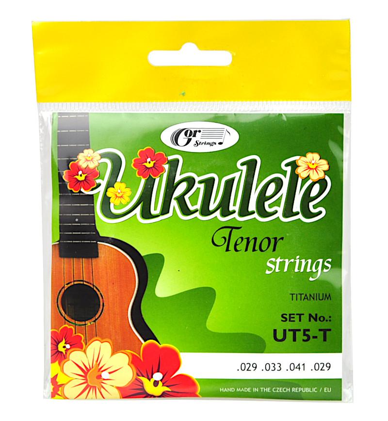 Gor Strings Ukulele Tenor Strings UT5-T TITANIUM - Komplet strun do ukulele tenorowego 